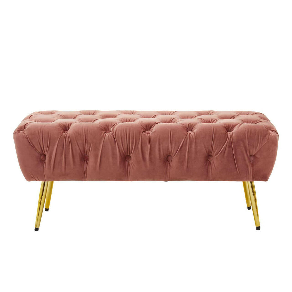Tamra Gold Leg Footstool.