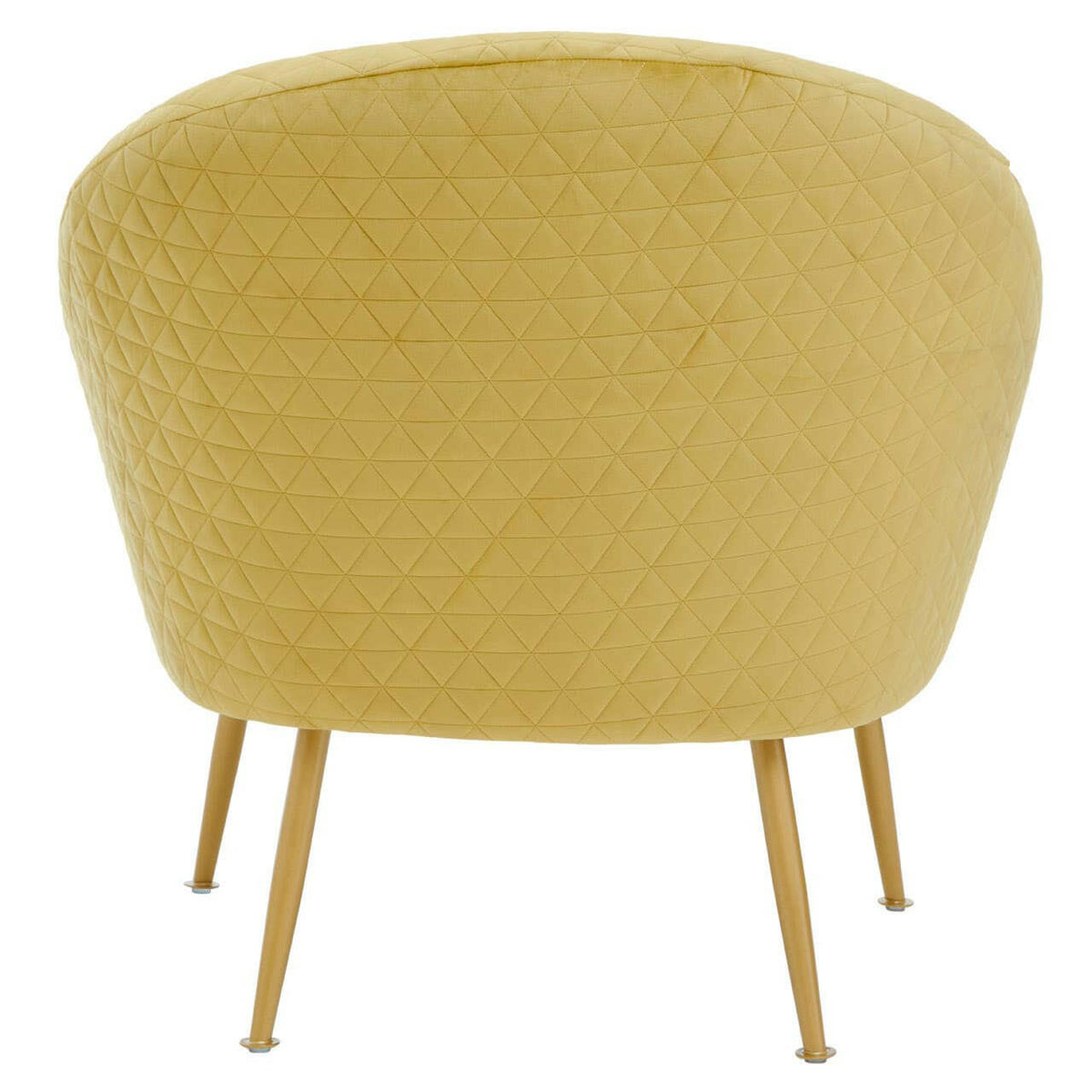 Tania Gold Velvet Occasional Chair.