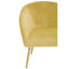 Tania Gold Velvet Occasional Chair.