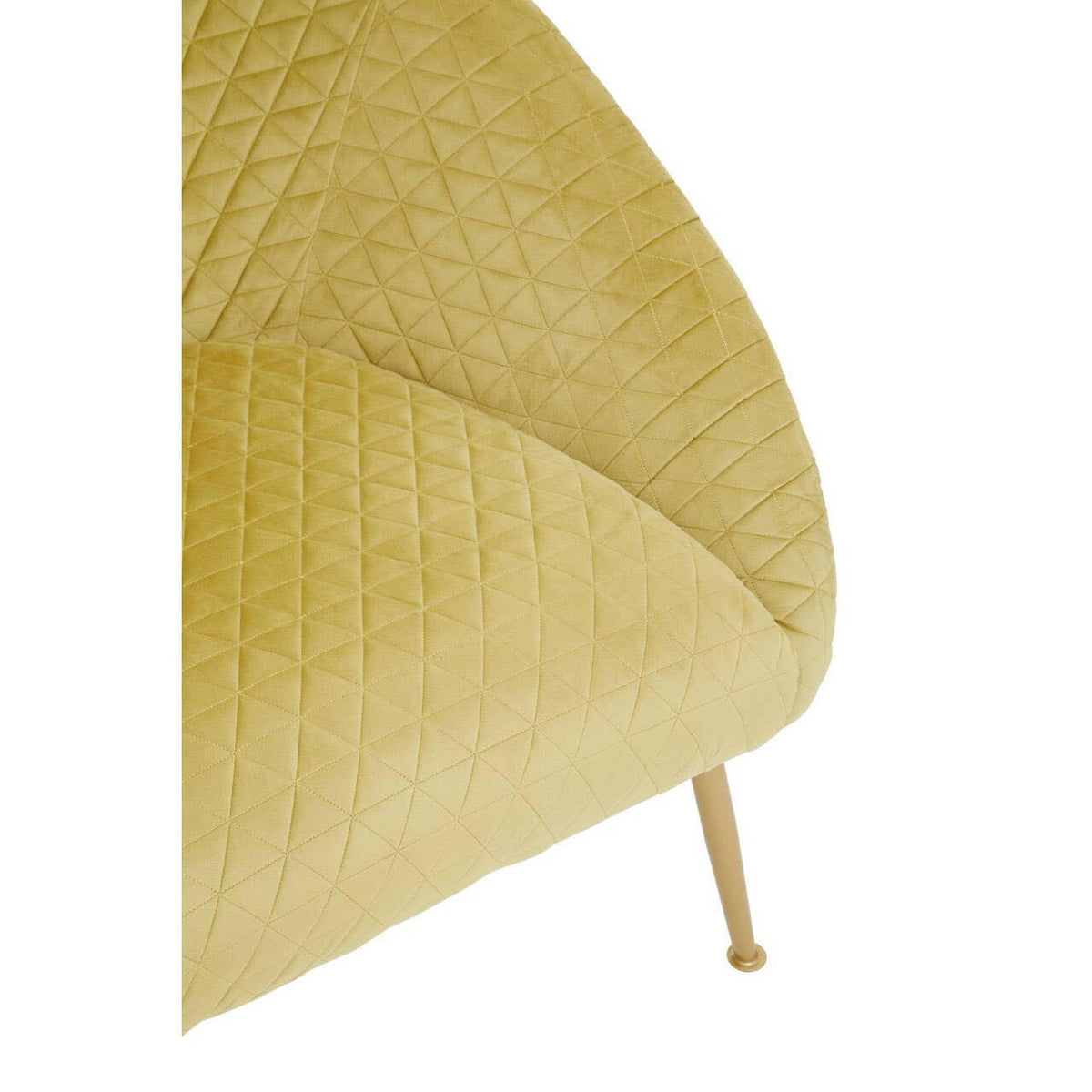 Tania Gold Velvet Occasional Chair.