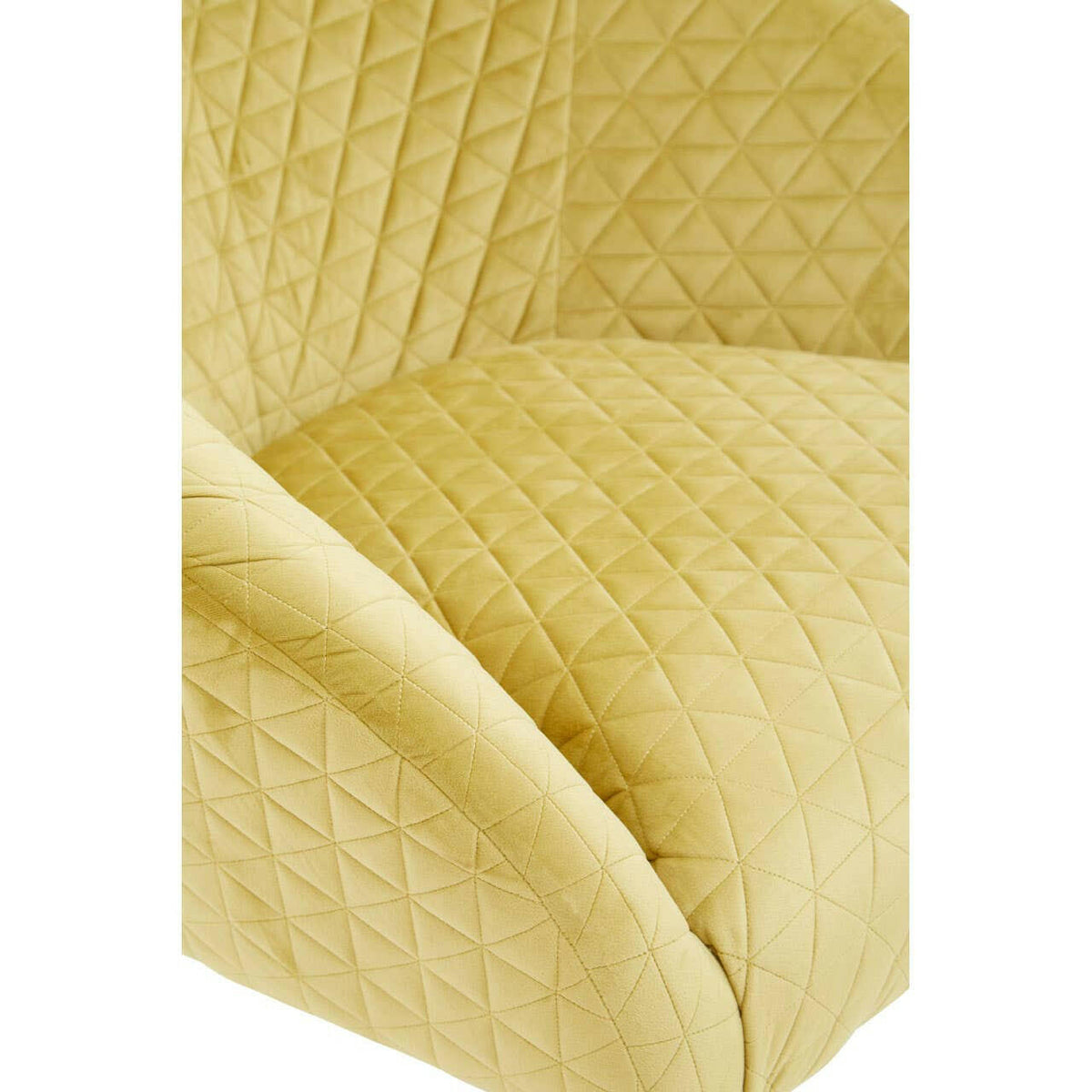 Tania Gold Velvet Occasional Chair.