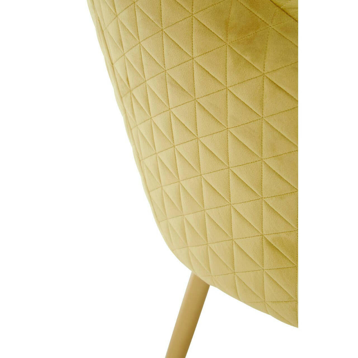 Tania Gold Velvet Occasional Chair.