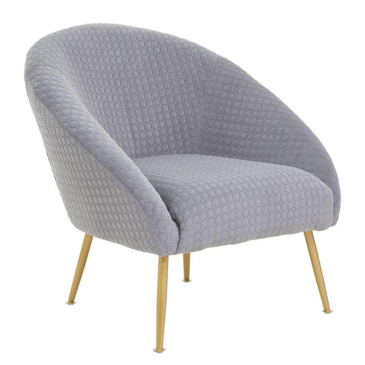 Tania Grey Occasional Chair.
