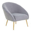 Tania Grey Occasional Chair.