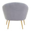 Tania Grey Occasional Chair.