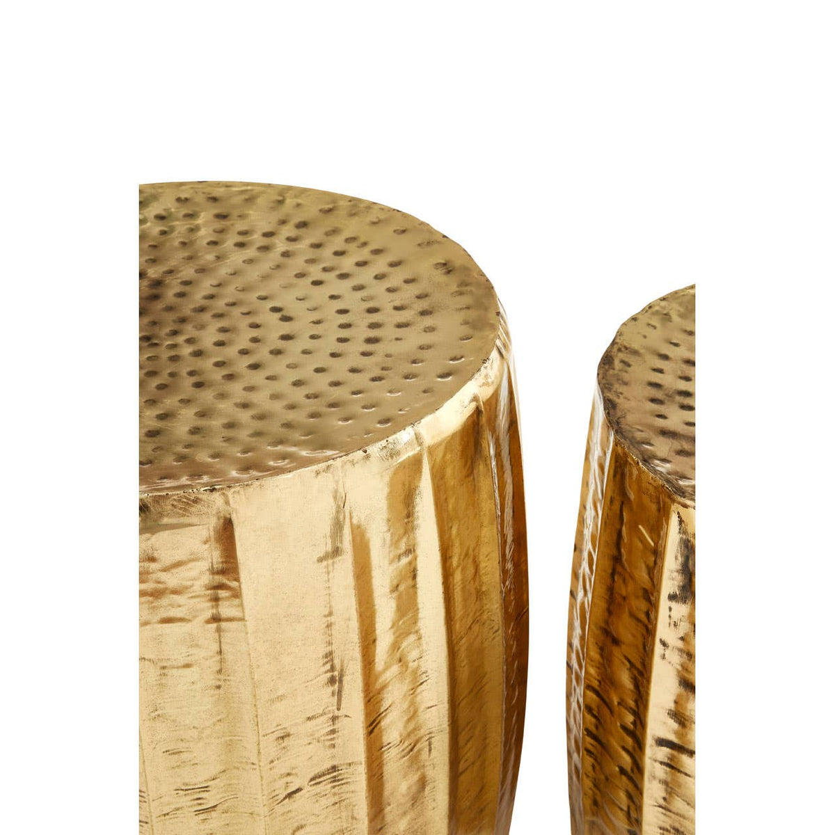 Templar Antique Brass Finish Iron Stools.