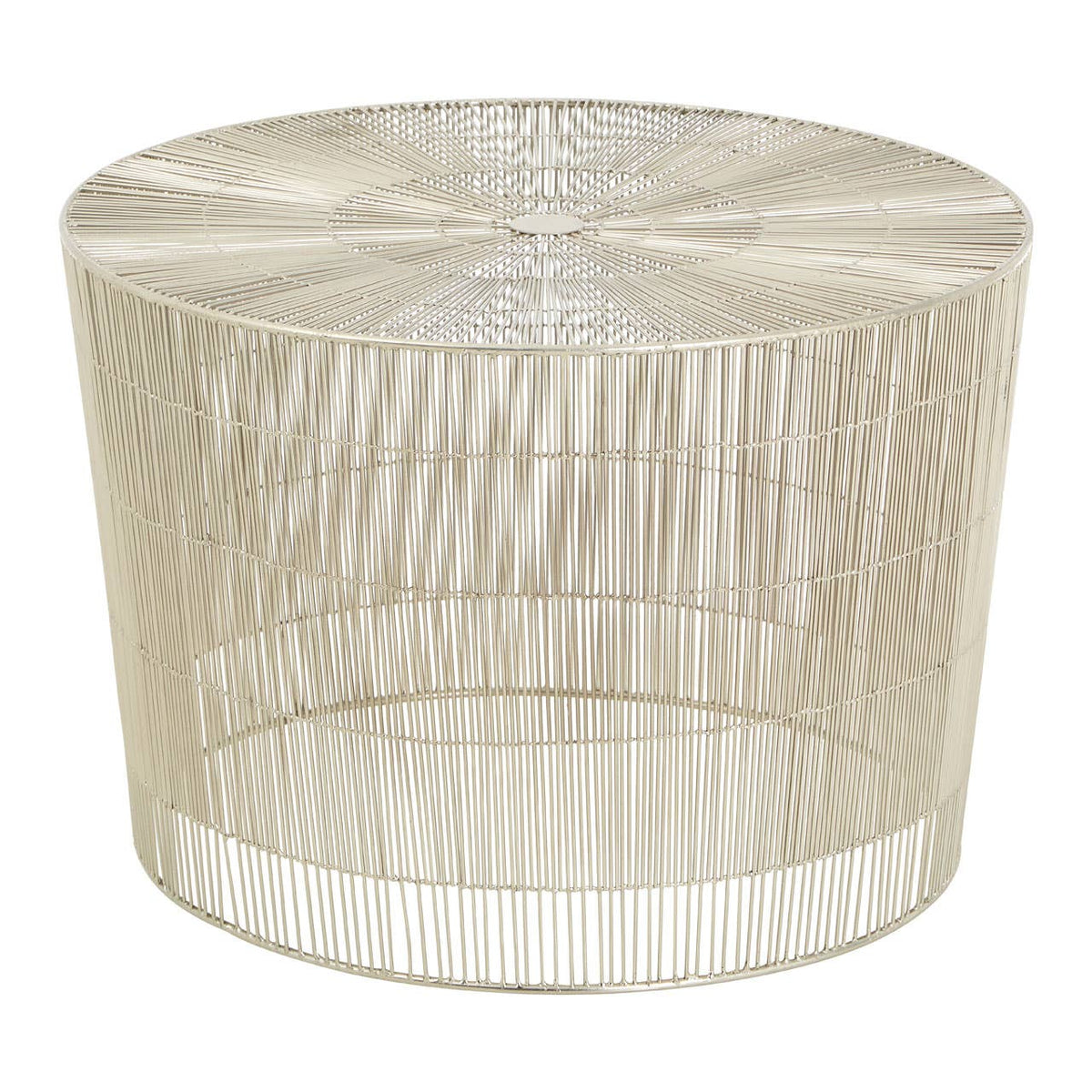 Templar Cage-Shaped Small Round Table.