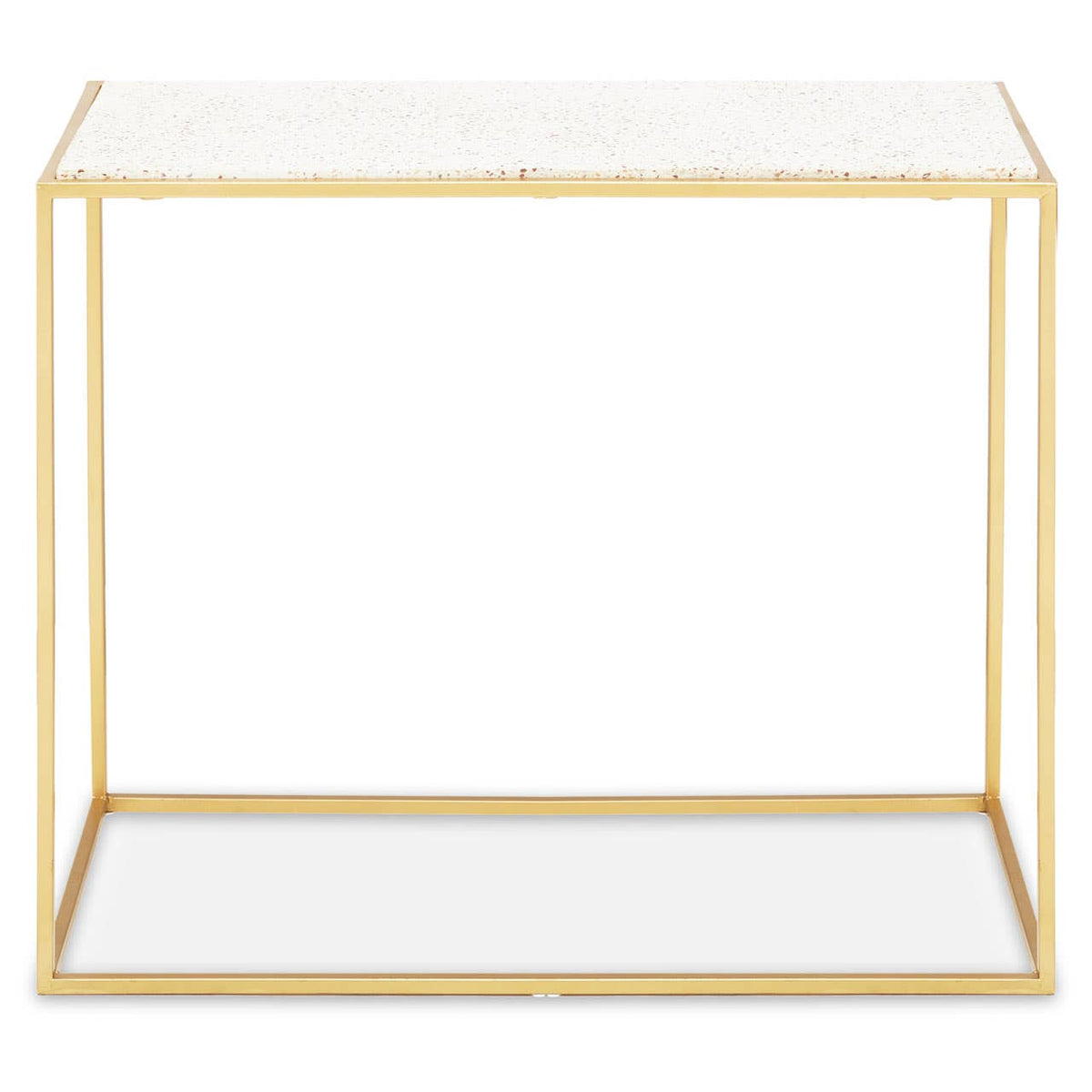 Templar Gold Finish Console Table.