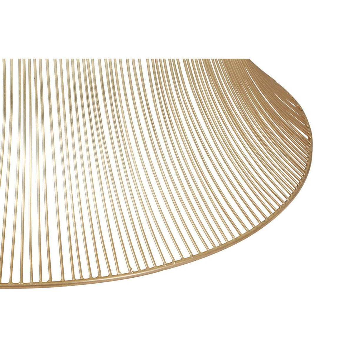 Templar Gold Finish Wire Coffee Table.