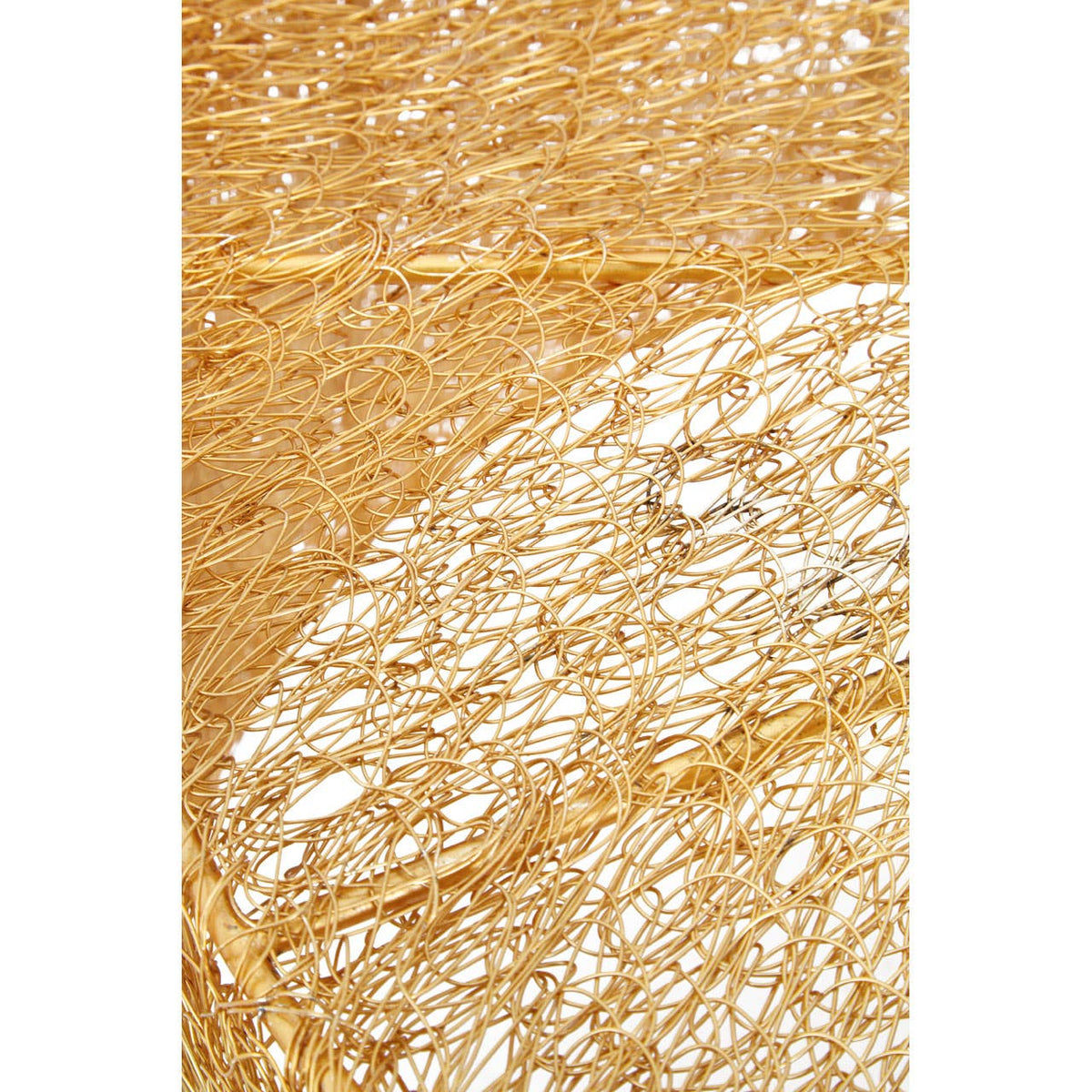 Templar Iron Coffee Table With Gold Finish.