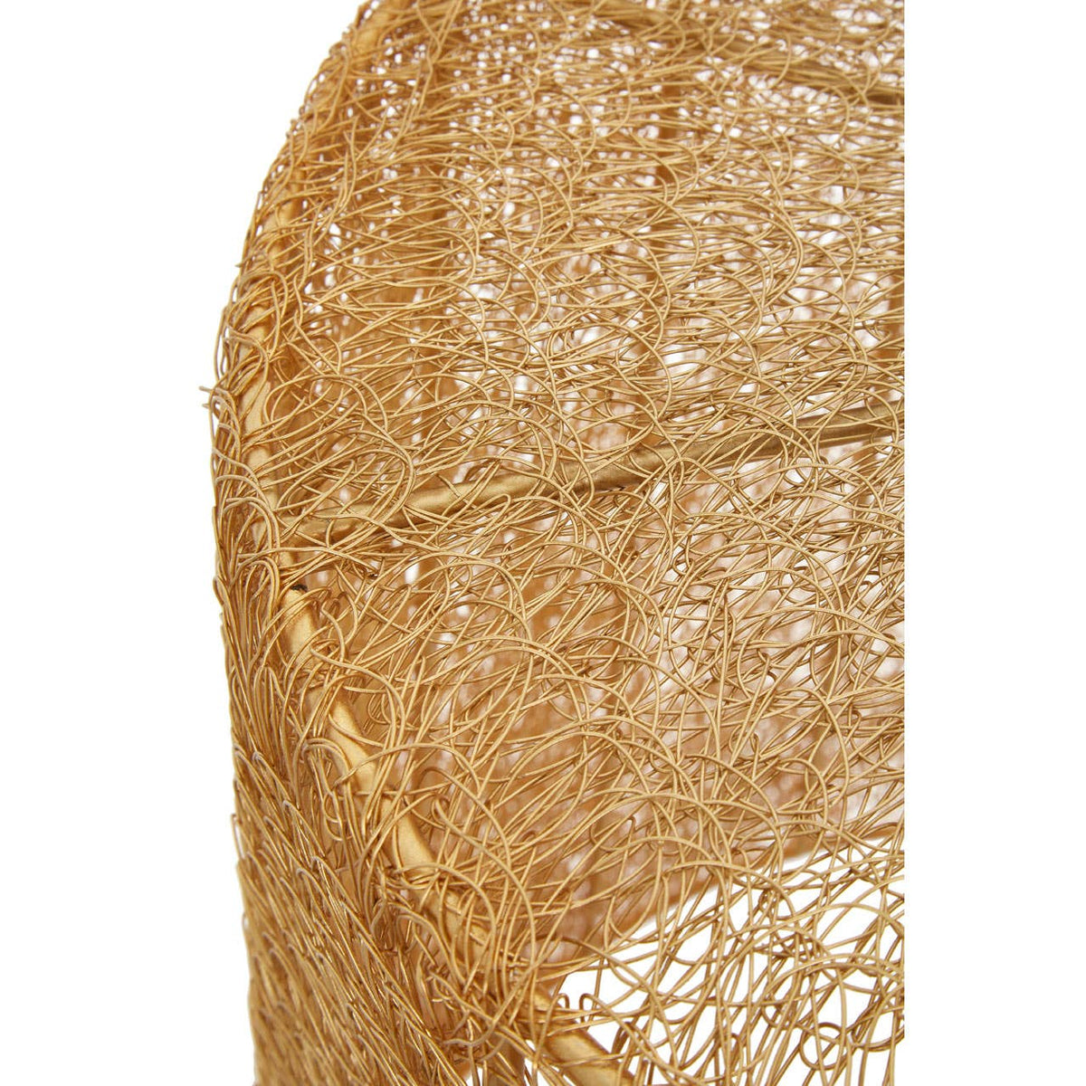 Templar Iron Tables With Gold Finish.