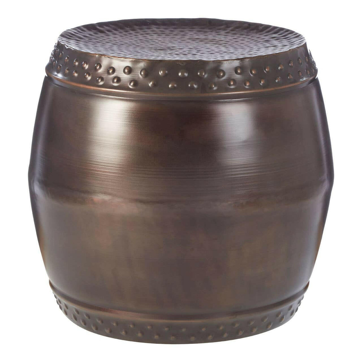 Templar Set Of 2 Drum Style Side Tables.