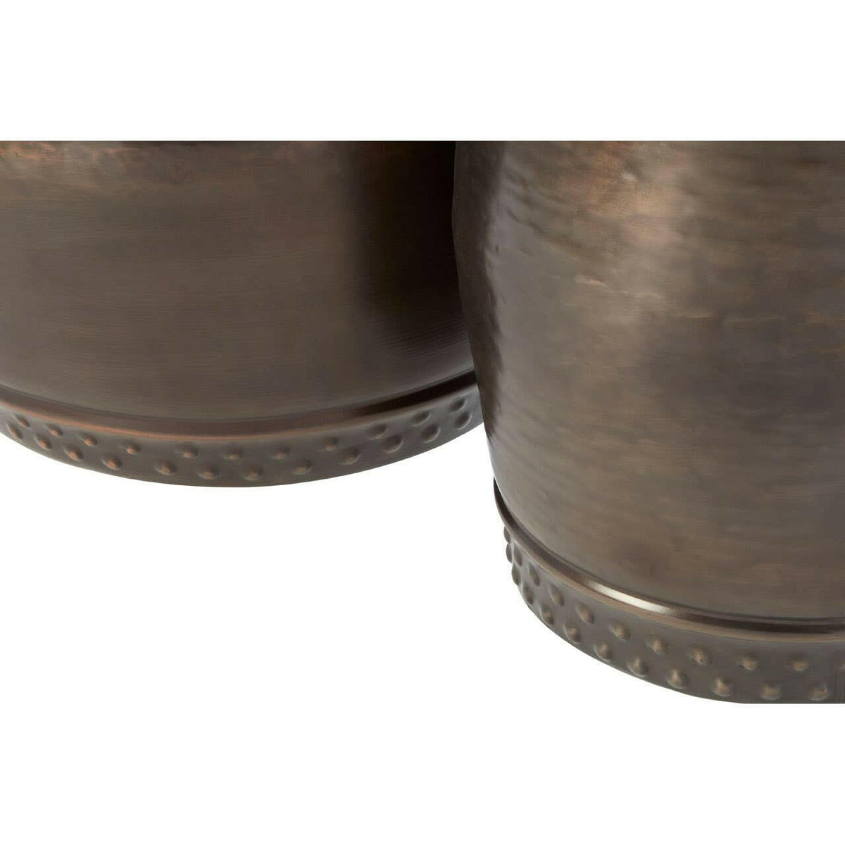 Templar Set Of 2 Drum Style Side Tables.