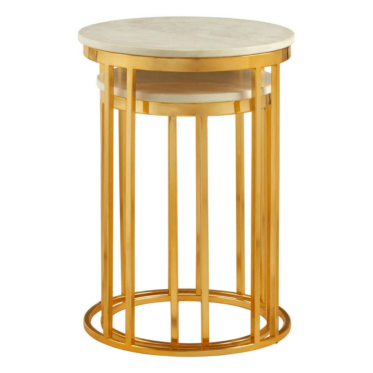 Templar Set Of 2 Linear Design Side Tables.