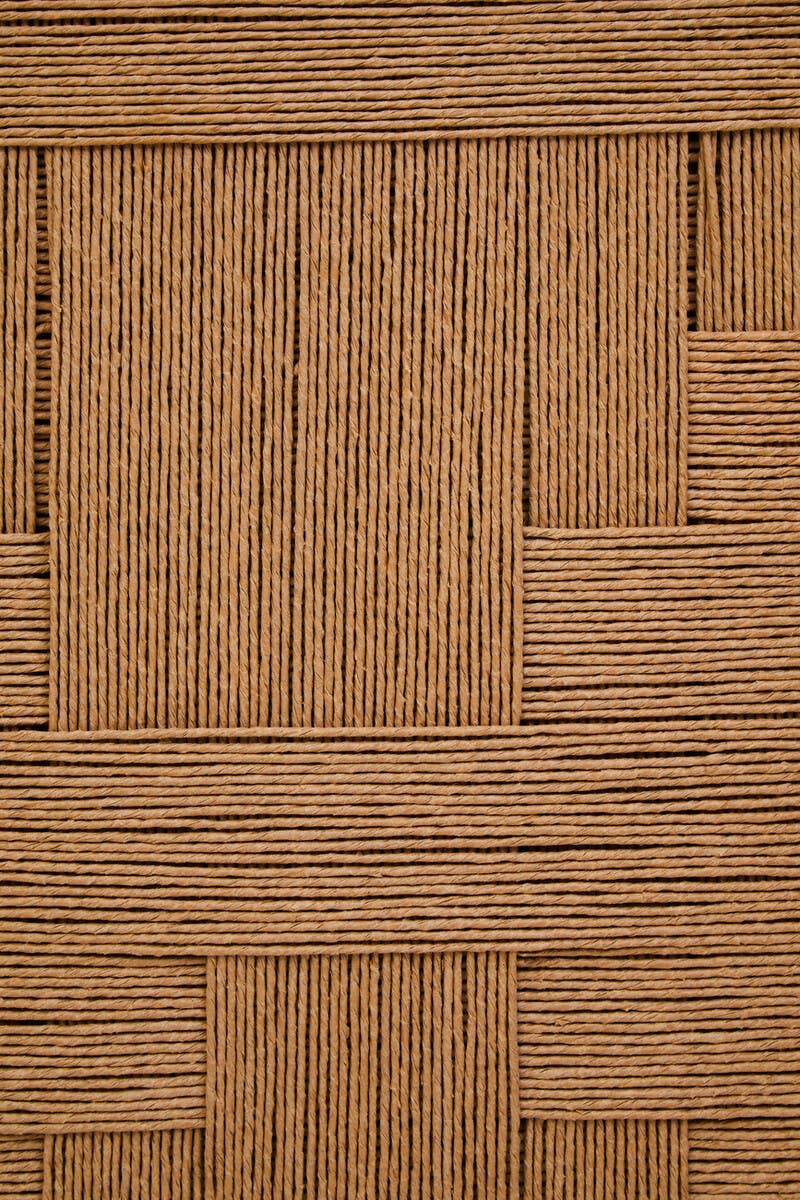 Noosa & Co. Living Teora Mango Wood Paper Rope Detail Four Door Sideboard House of Isabella UK