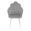 Tian Grey Velvet Chair.
