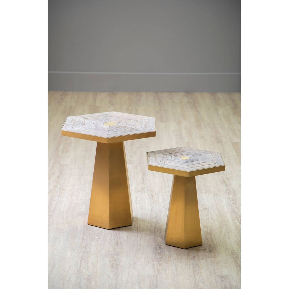 Titan Small Hexagon End Table.