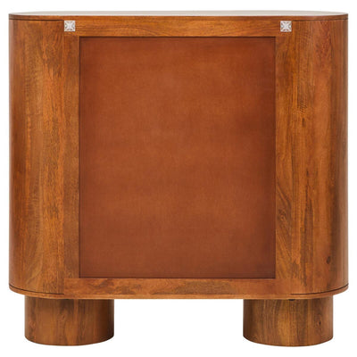 Noosa & Co. Living Torcino Two Door Brown Mango Wood Cabinet House of Isabella UK