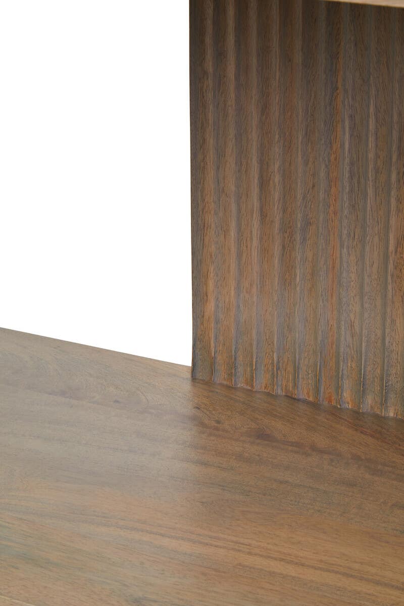 Torello 5 Tier Grey Mango Wood Shelf Unit.