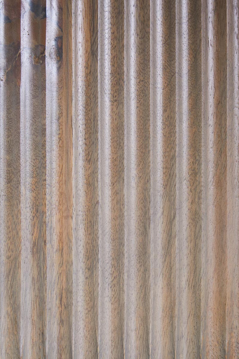 Torello 5 Tier Grey Mango Wood Shelf Unit.