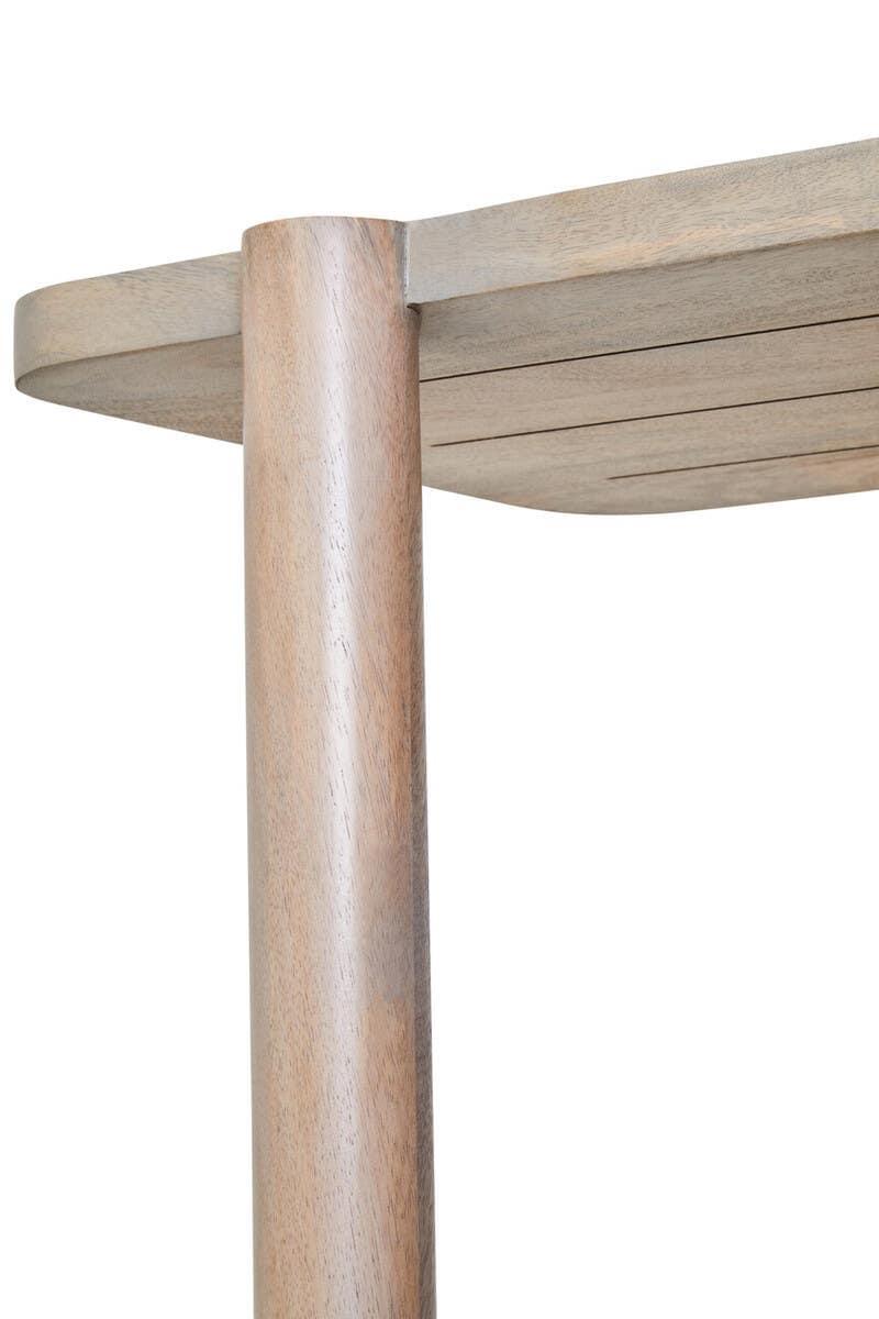 Torello 5 Tier Grey Mango Wood Shelf Unit.