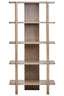 Noosa & Co. Living Torello Five Tier Grey Mango Wood Shelf Unit House of Isabella UK