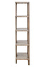 Noosa & Co. Living Torello Five Tier Grey Mango Wood Shelf Unit House of Isabella UK
