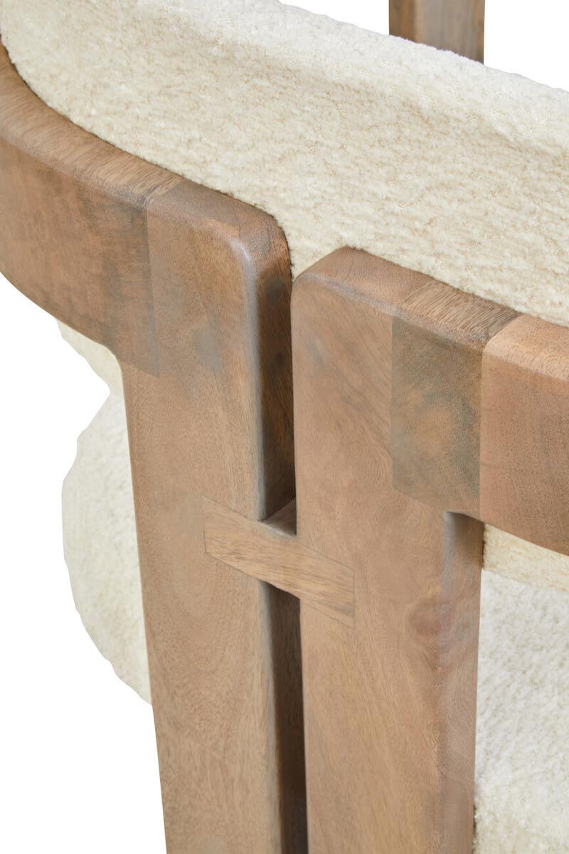 Torello Grey Mango Wood Chair.