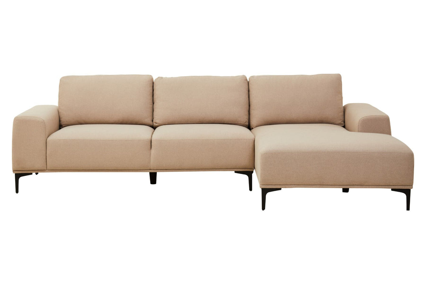 Noosa & Co. Living Toulon 3 Seat Natural Fabric Left Chaise Sofa House of Isabella UK