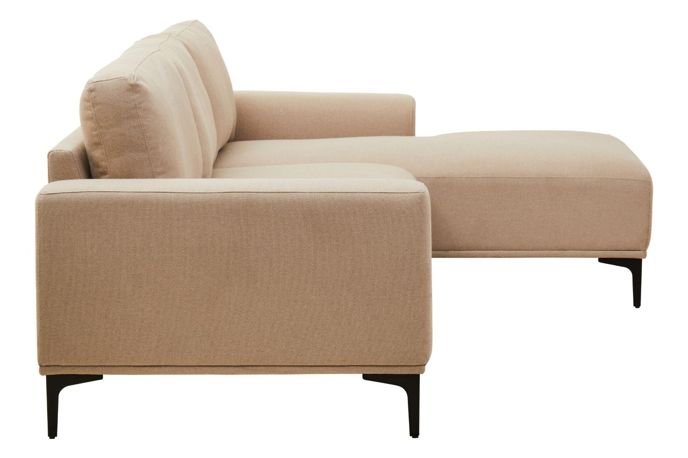 Noosa & Co. Living Toulon 3 Seat Natural Fabric Left Chaise Sofa House of Isabella UK