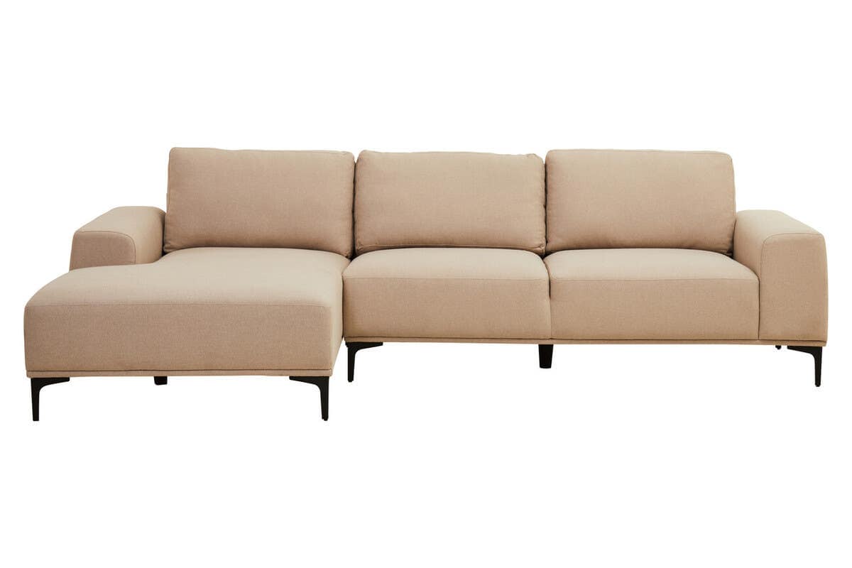 Noosa & Co. Living Toulon 3 Seat Natural Fabric Right Chaise Sofa House of Isabella UK