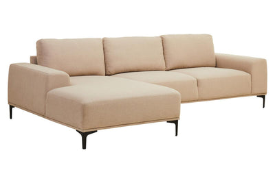 Noosa & Co. Living Toulon 3 Seat Natural Fabric Right Chaise Sofa House of Isabella UK