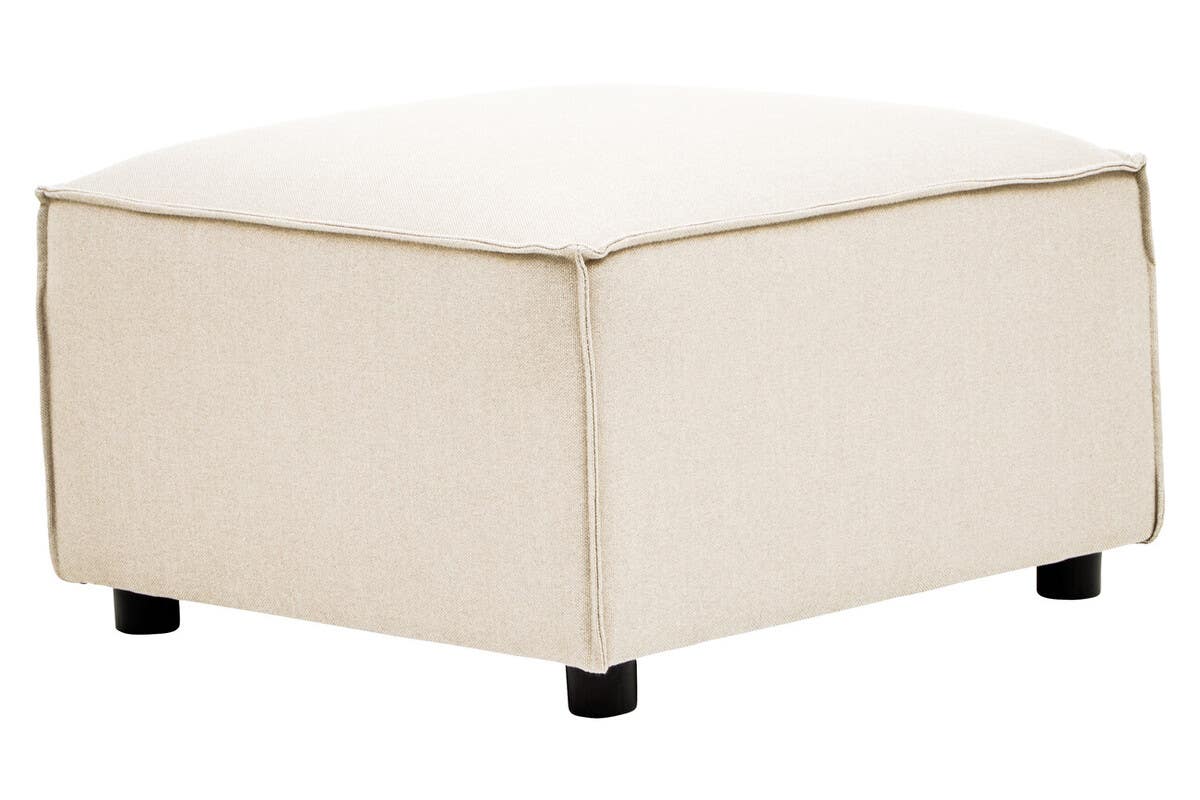 Noosa & Co. Living Toulouse Cream Fabric Sofa Ottoman House of Isabella UK