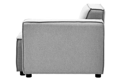 Noosa & Co. Living Toulouse Grey Fabric Left Arm Sofa House of Isabella UK