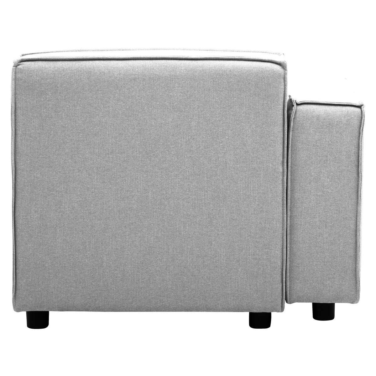 Noosa & Co. Living Toulouse Grey Fabric Right Arm Sofa House of Isabella UK