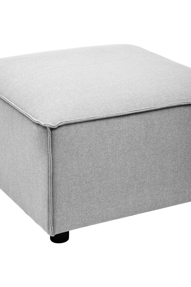 Noosa & Co. Living Toulouse Grey Fabric Sofa Ottoman House of Isabella UK