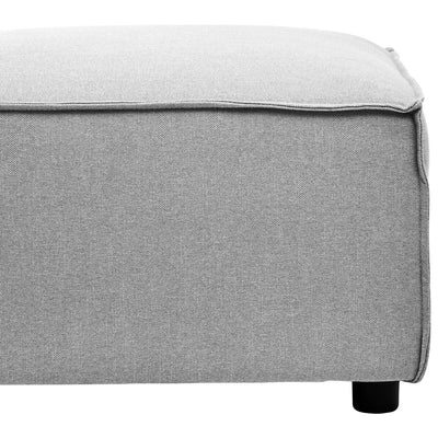 Noosa & Co. Living Toulouse Grey Fabric Sofa Ottoman House of Isabella UK