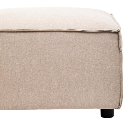 Noosa & Co. Living Toulouse Natural Fabric Sofa Ottoman House of Isabella UK