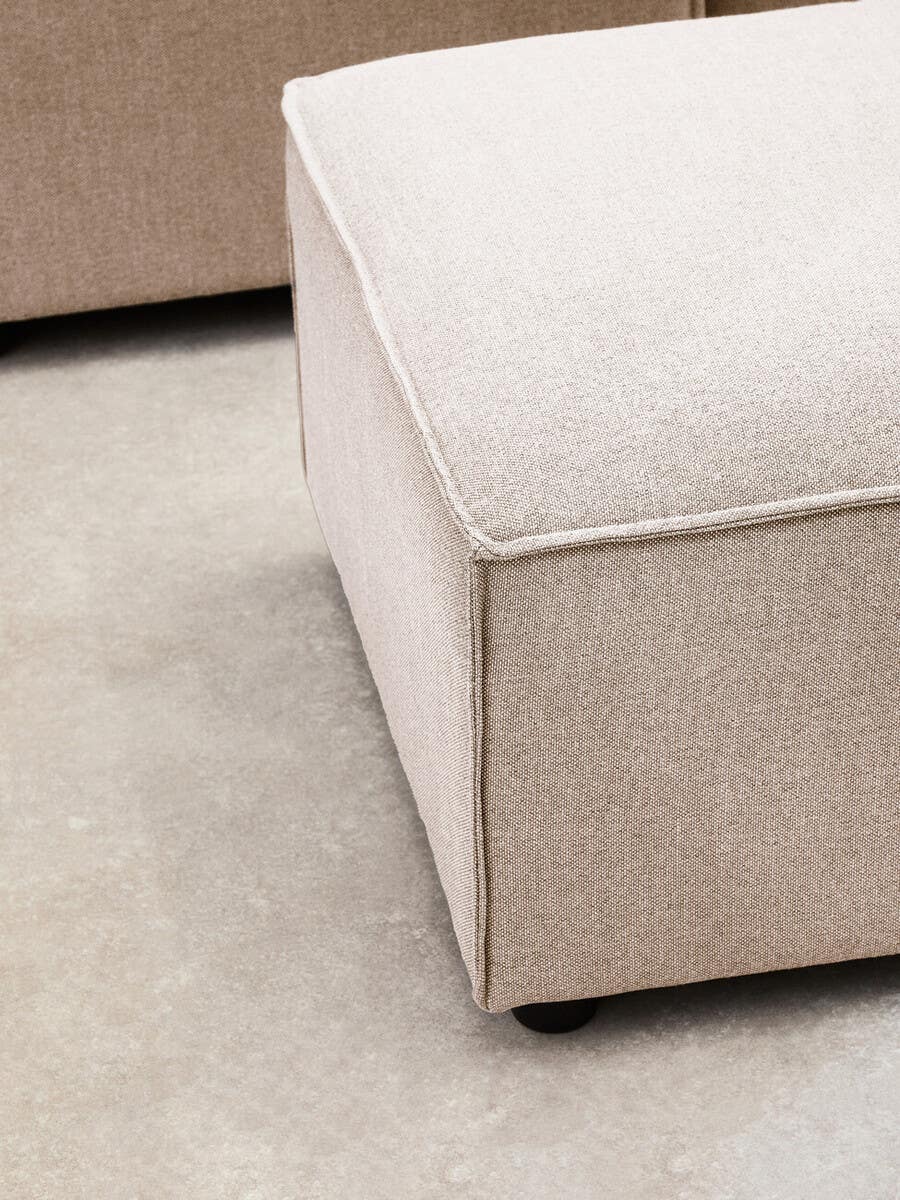 Noosa & Co. Living Toulouse Natural Fabric Sofa Ottoman House of Isabella UK