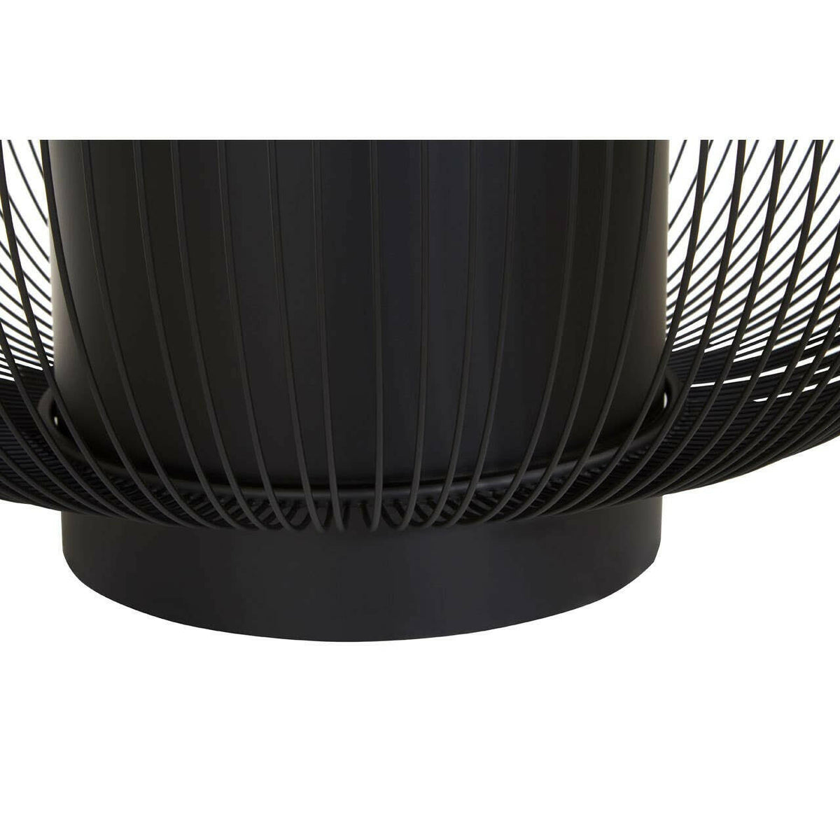 Trento Coffee Table With Black Glass Top.