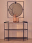 Noosa & Co. Living Trento Console Table With Glass Top House of Isabella UK