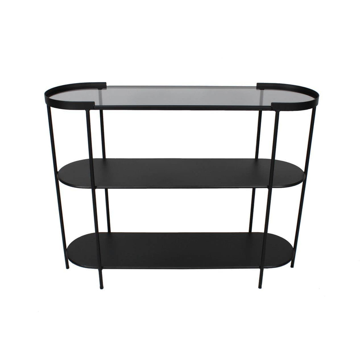 Noosa & Co. Living Trento Console Table With Glass Top House of Isabella UK