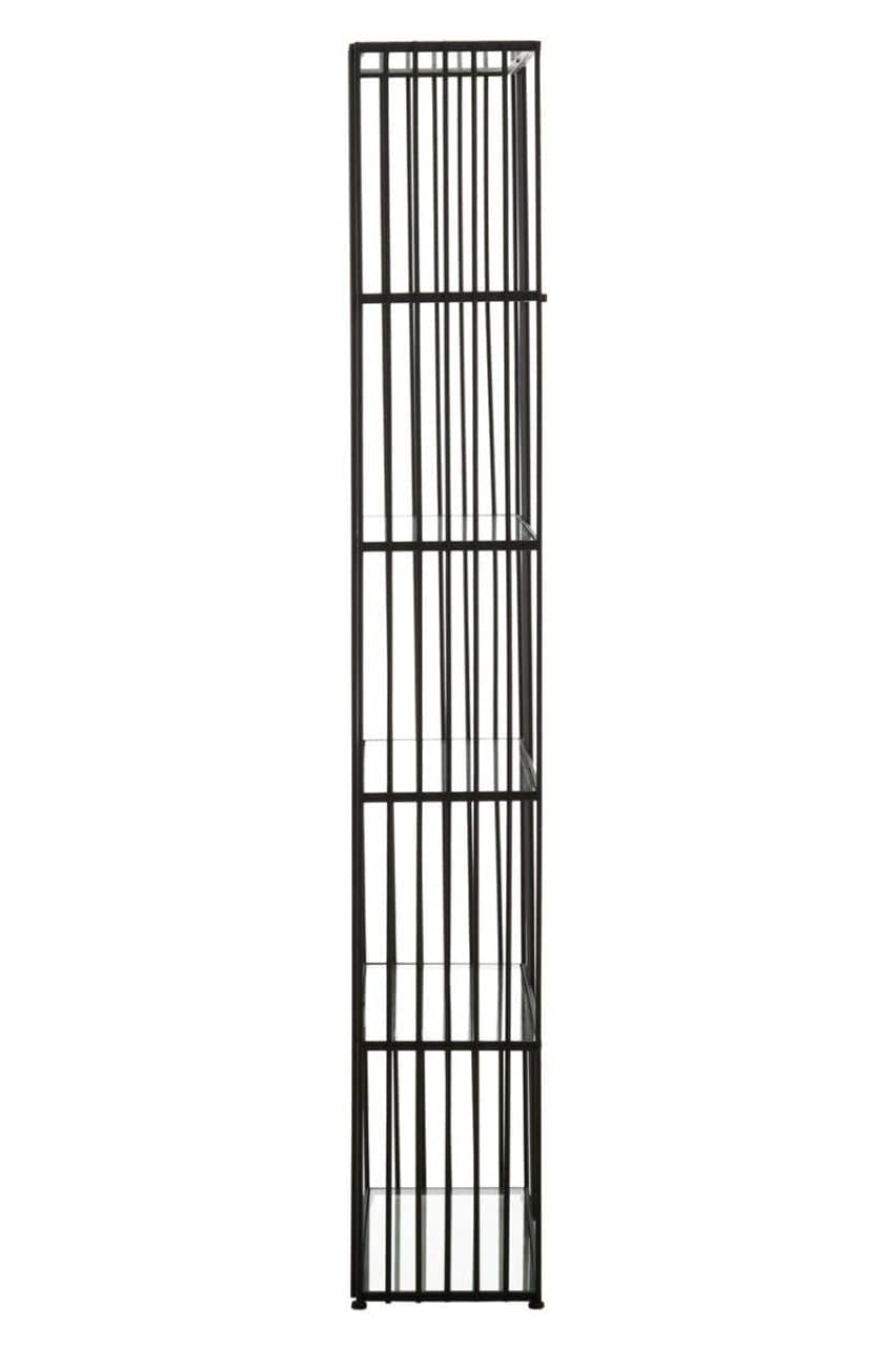 Noosa & Co. Living Trento Five Tier Black Bookshelf House of Isabella UK