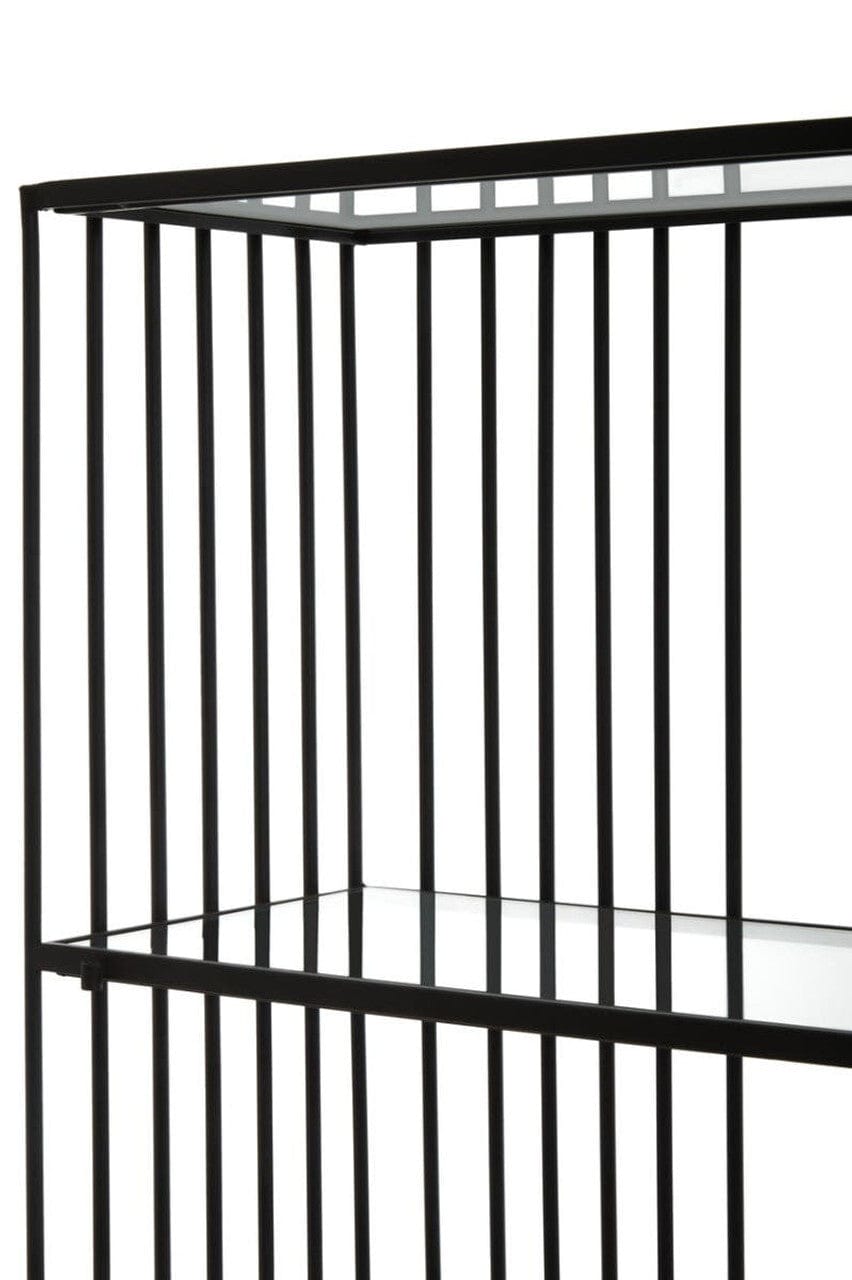 Noosa & Co. Living Trento Five Tier Black Bookshelf House of Isabella UK