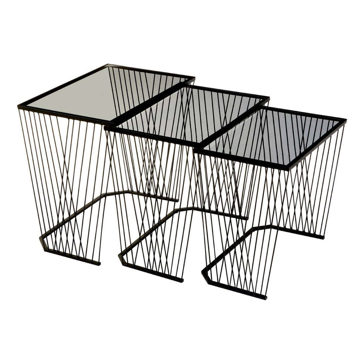 Trento Set Of 3 Side Tables.