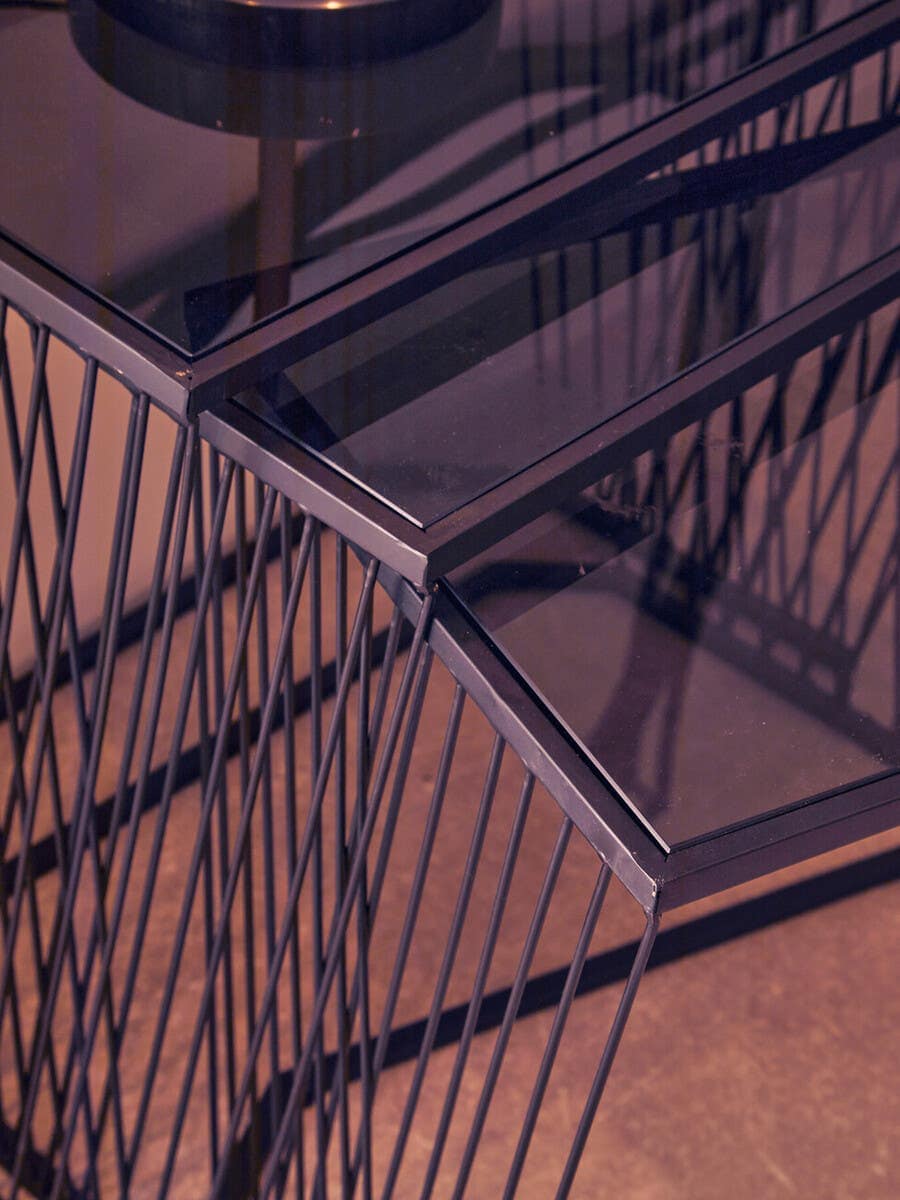 Trento Set Of 3 Side Tables.