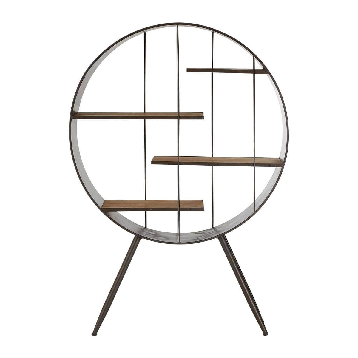Trinity Round Shelf Unit.