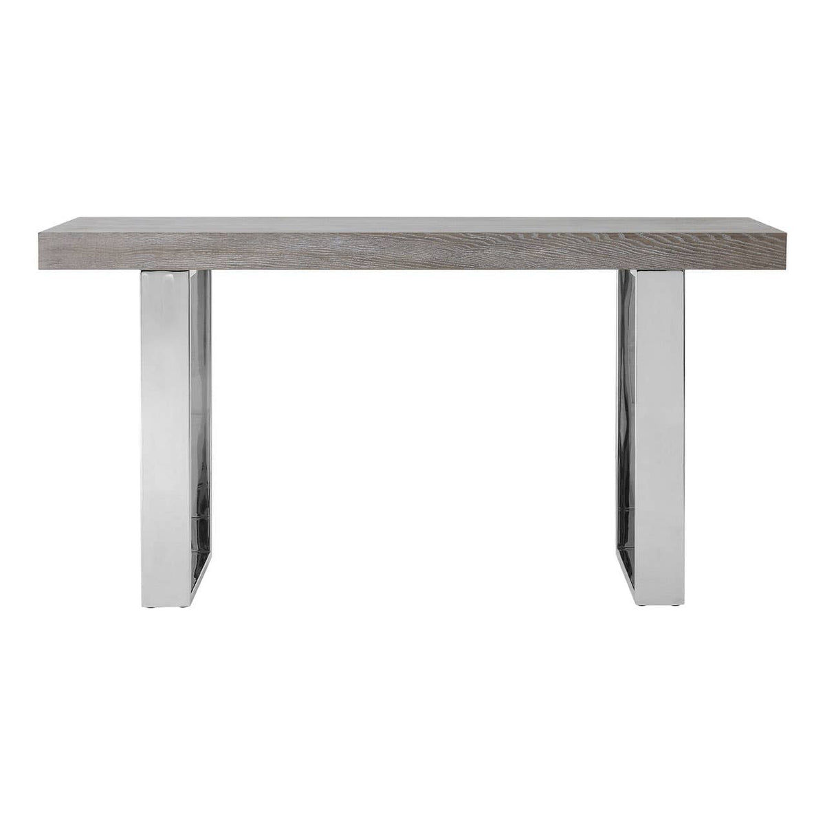 Ulmus Grey Elm Wood Console Table.