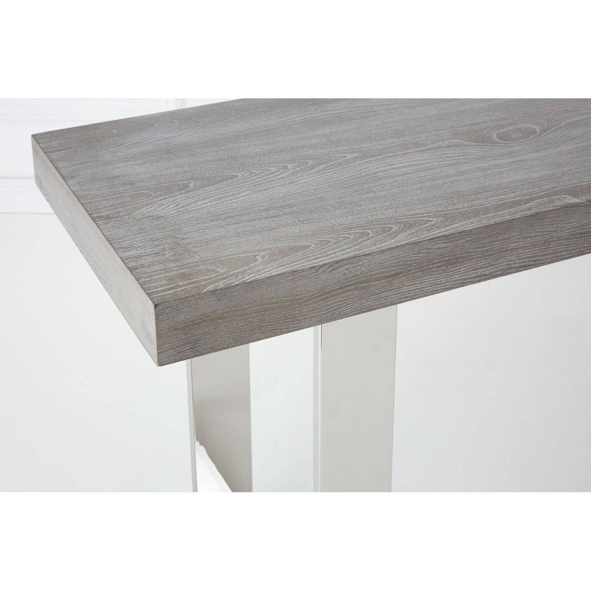 Ulmus Grey Elm Wood Console Table.