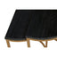 Noosa & Co. Living Varana Nest Of Two Half Moon Black Marble Top Tables House of Isabella UK